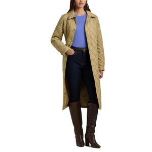 Lauren Ralph Lauren Diamond-Quilted Long Coat